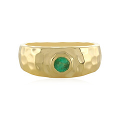 Anello in argento con Smeraldo Russo