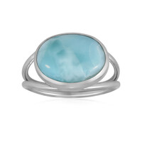 Anello in argento con Larimar