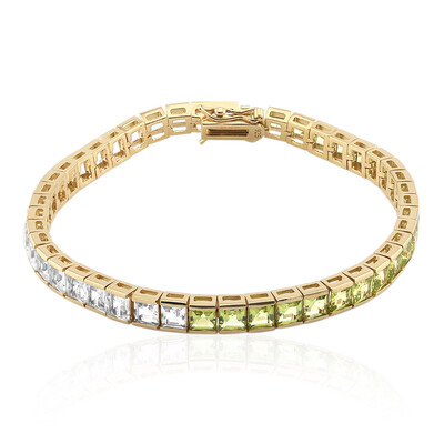 Bracciale in argento con Topazio Bianco