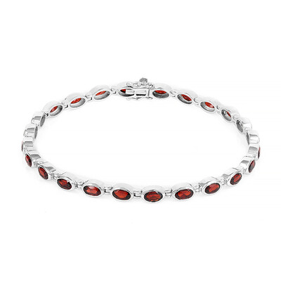 Bracciale in argento con Granato Mozambico