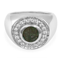 Anello in argento con Moneta Antica