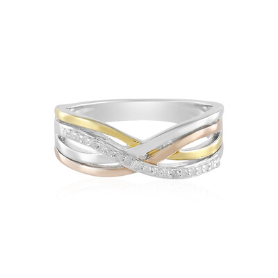 Anello in argento con Diamante I3 (J)