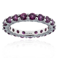 Anello in argento con Rodolite
