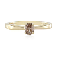Anello in oro con Diamante Cioccolato SI1 (de Melo)