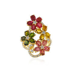 Anello in argento con Tormalina