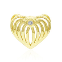 Ciondolo in argento con Diamante I1 (G)