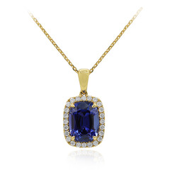 Collana in oro con Tanzanite AAA (CIRARI)