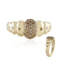 Anello in oro con Diamante Champagne I3 (de Melo)