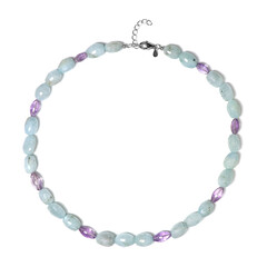 Collana in argento con Acquamarina