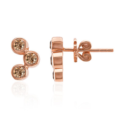 Orecchini in oro con Diamante Rose de France SI1 di Argyle (Annette)