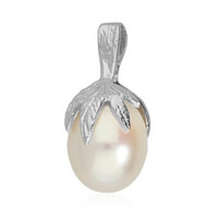 Ciondolo in argento con Perla d'Acqua Dolce Bianca