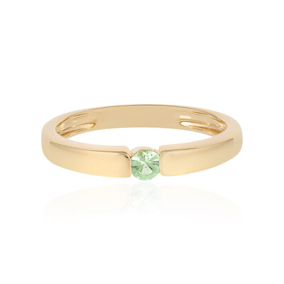 Anello in argento con Tsavorite