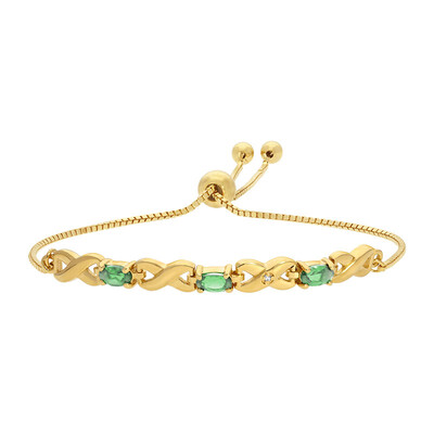 Bracciale in argento con Tsavorite della Tanzania