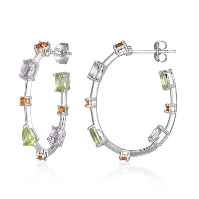 Orecchini in argento con Peridoto