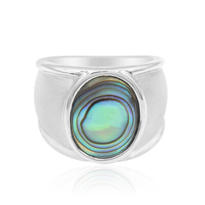 Anello in argento con Conchiglia Abalone