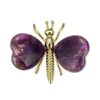 Figura in ottone con Ametista