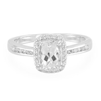 Anello in argento con Goshenite