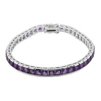 Bracciale in argento con Ametista Zambiana