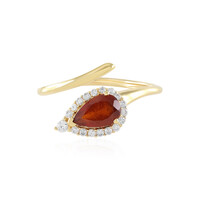Anello in argento con Granato Essonite