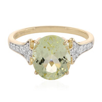 Anello in oro con Kunzite Menta