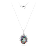 Collana in argento con Quarzo Mistico