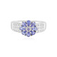 Anello in argento con Tanzanite