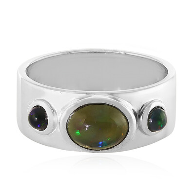 Anello in argento con Opale Mezezo