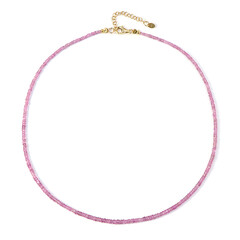 Collana in argento con Zaffiro Rosa