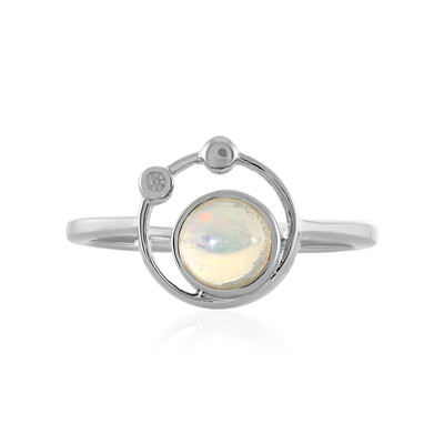 Anello in argento con Opale di Welo