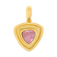 Ciondolo in argento con Tormalina Rosa