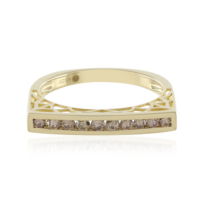 Anello in oro con Diamante Champagne I2 (Ornaments by de Melo)
