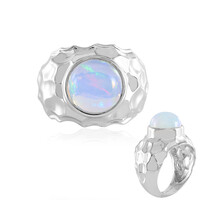 Anello in argento con Opale di Welo(Adela Silber)