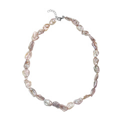 Collana in argento con Perla Keshi (TPC)