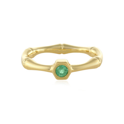 Anello in argento con Smeraldo Russo