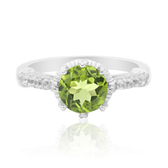 Anello in argento con Peridoto