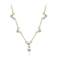 Collana in argento con Topazio Bianco