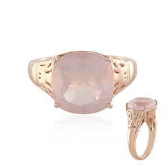 Anello in argento con Quarzo Rosa