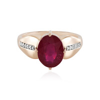 Anello in oro con Rubino del Madagascar