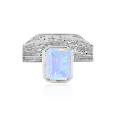 Anello in argento con Opale di Welo (de Melo)