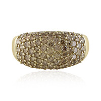 Anello in oro con Diamante Champagne I2 (de Melo)