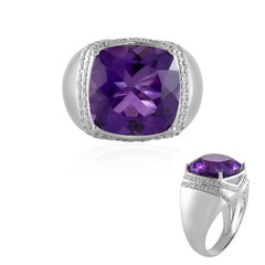Anello in argento con Ametista Siberiana