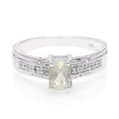 Anello in argento con Ortoclasio