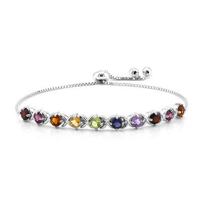 Bracciale in argento con Granato