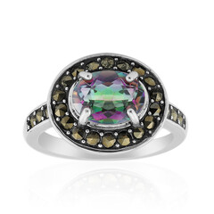 Anello in argento con Quarzo Mistico