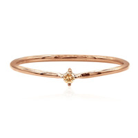 Anello in oro con Diamante Rose de France SI1 di Argyle