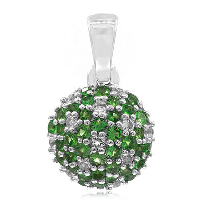 Ciondolo in argento con Tsavorite