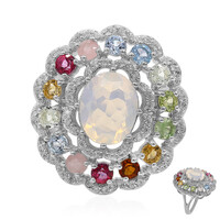 Anello in argento con Opale di Welo