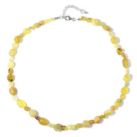 Collana in argento con Opale Giallo