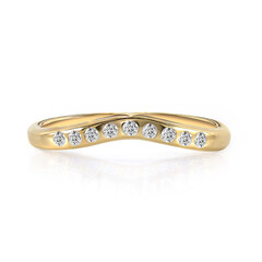 Anello in oro con Diamante IF (D)