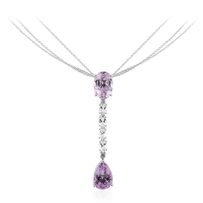 Collana in argento con Ametista Rose de France